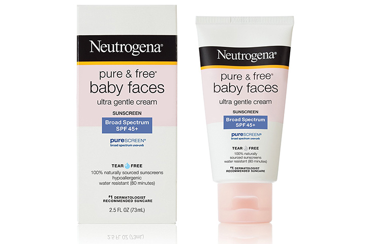 sunscreen for baby face