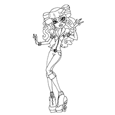 Operetta Monster High coloring page