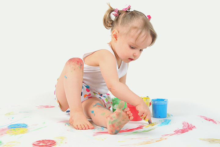 Painting, group activities for toddlers