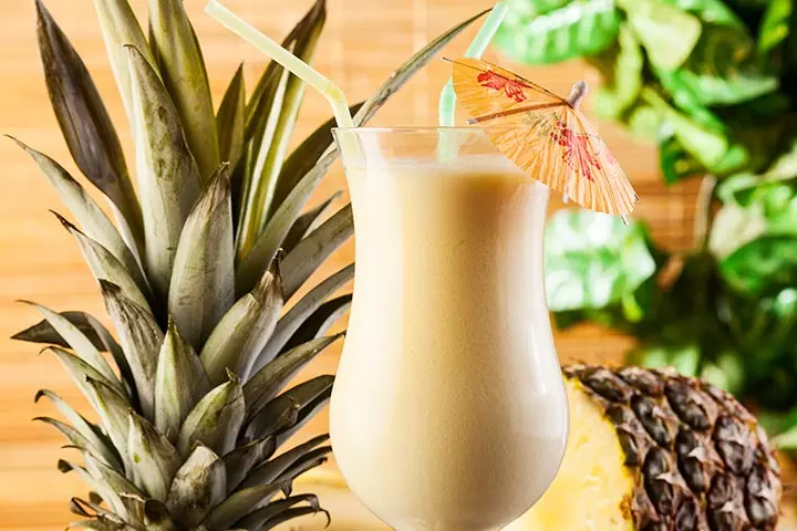 Pina Colada mocktail recipes for kids