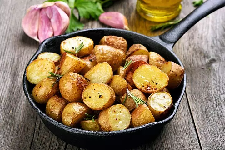 Side dish for salmon, potato recipes for kids