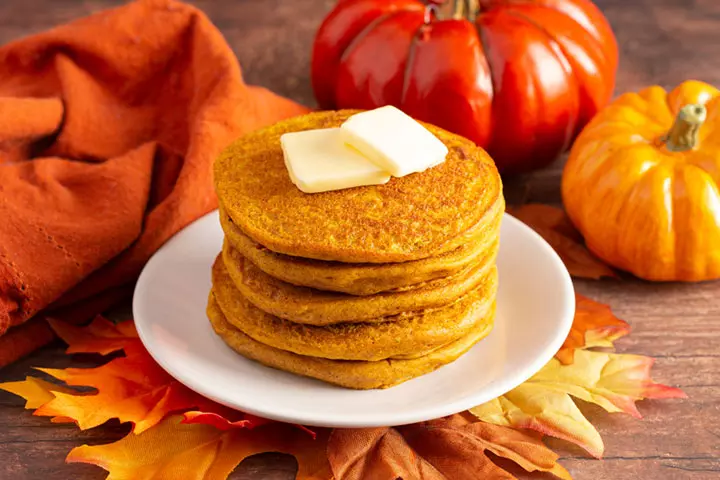 Pumpkin pancakes, Chinese Recipes For Kids