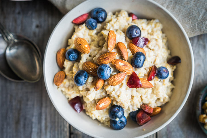 Quick oatmeal healthy breakfast ideas for teens