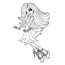 monster high coloring pages scaris