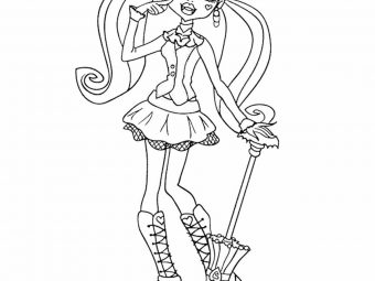 Top 27 Monster High Coloring Pages For Your Little Ones