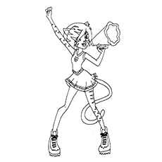 Toralei Stripe Monster High coloring page