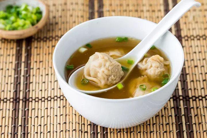 Vegan wonton soup, Chinese Recipes For Kids