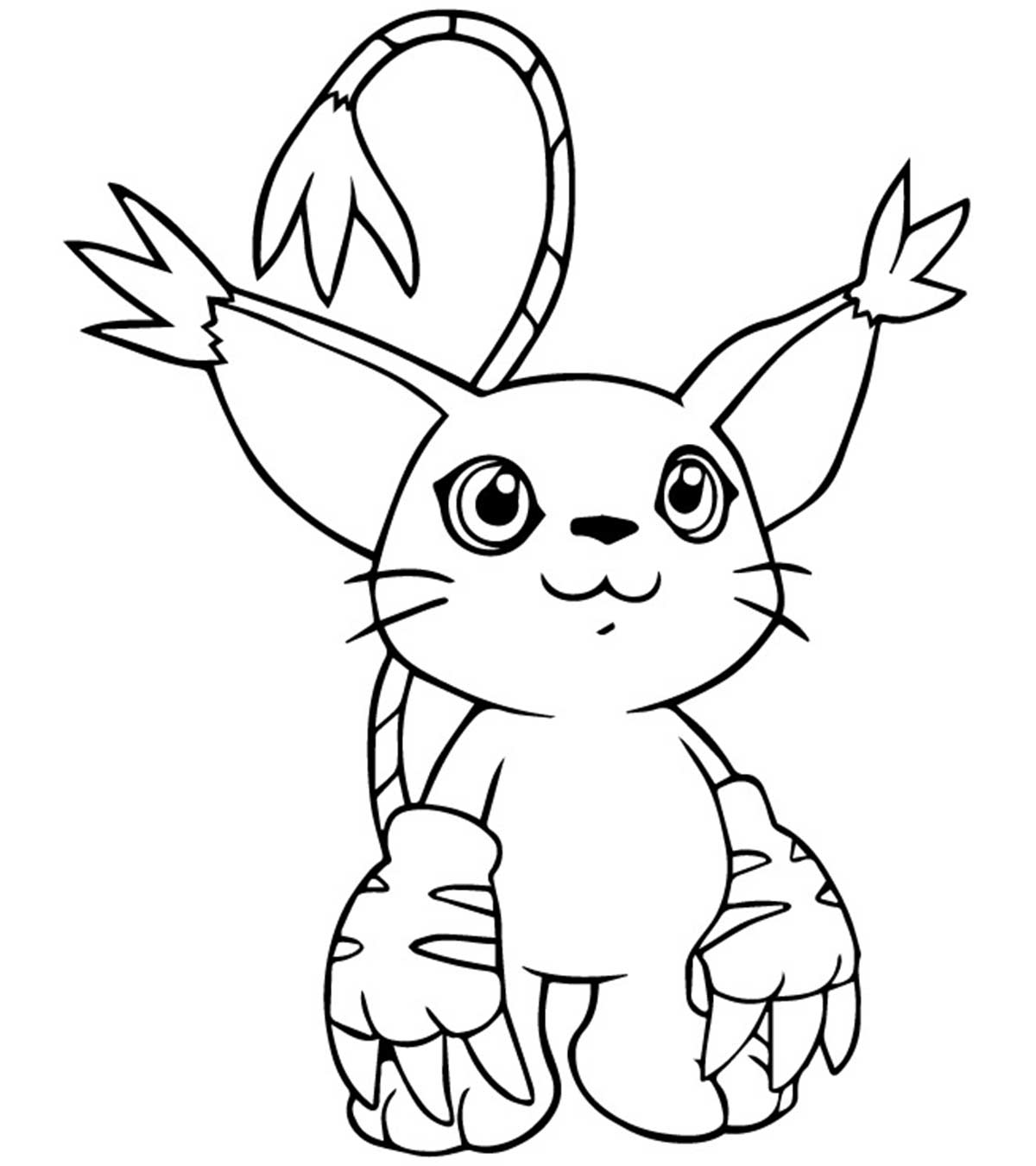 10 Lovely Digimon Coloring Pages For Your Little Ones
