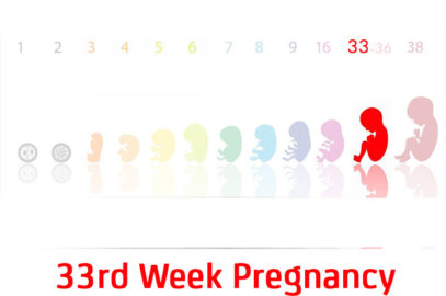 怀孕33周：标志，婴儿发育里程碑和技巧
