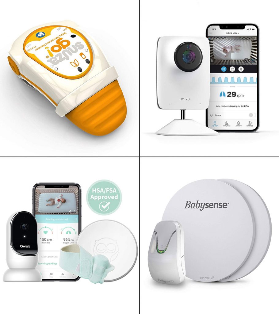 baby monitor with breathing sensor pad