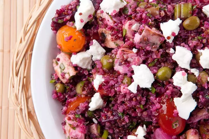 Apple, Beet, And Quinoa Blend recipe for toddlers