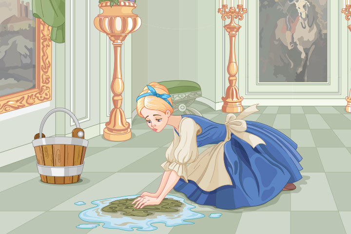 Co jí řekla Cinderella matka, než zemřela?