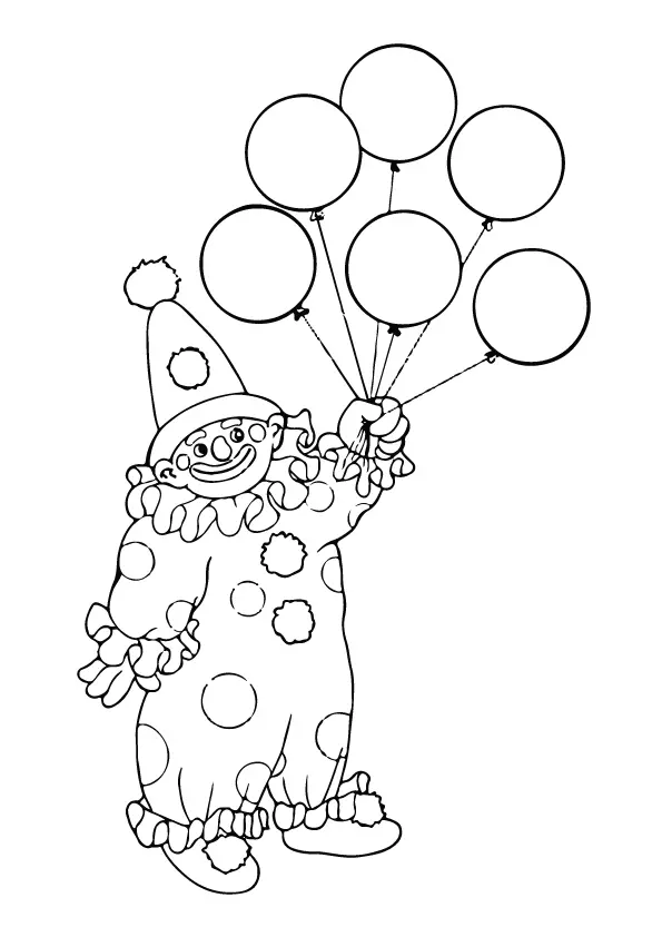 Clown-With-Balloons