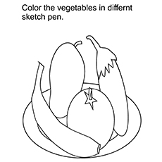 Color the fruits coloring page