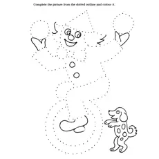 Connect The Dots Joker Coloring Page_image