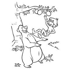 mango tree colouring pages