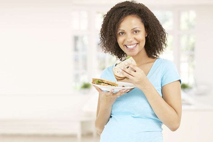 Image result for pregnant woman eating wholemeal"