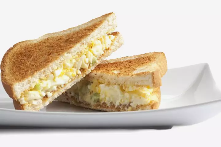 Sandwich with an egg recipe for kids