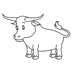 Ferdinand Bull coloring page