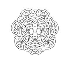 diwali rangoli coloring pages