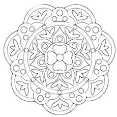 880 Top Rangoli Coloring Pages Pdf Pictures