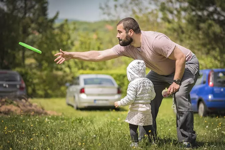 Reflexes learning activity for a one-month-old baby