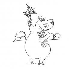 Download 10 Cute Free Printable Hippo Coloring Pages For Toddlers