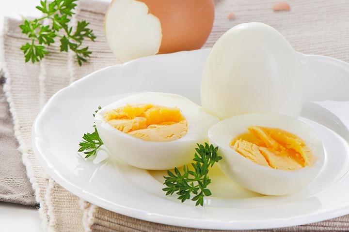 Hard-boiled egg recipe for kids