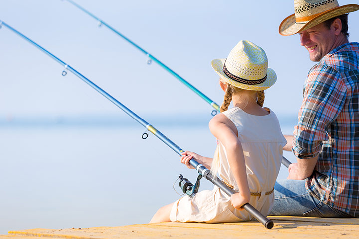 Head out for some fishing father's day activity for kids