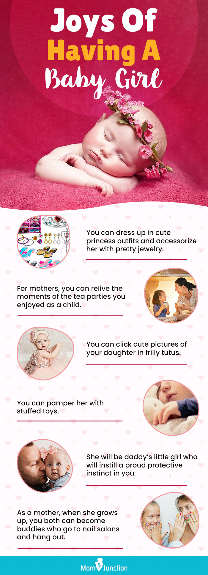 joys of having a baby girl (infographic)