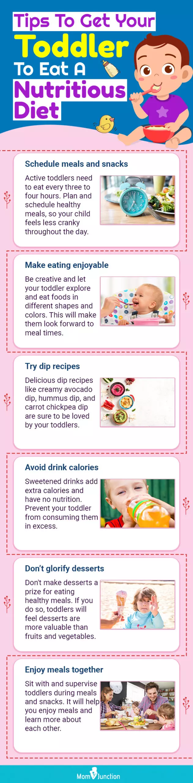 tips to get your toddler to eat a nutritious diet (infographic)