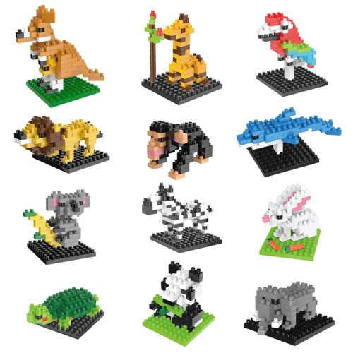 Mini Animals Building Blocks Sets