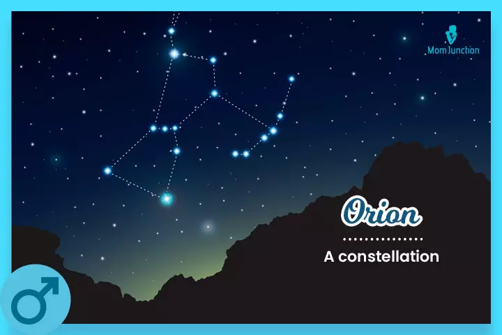 Orion, romantic baby boy names