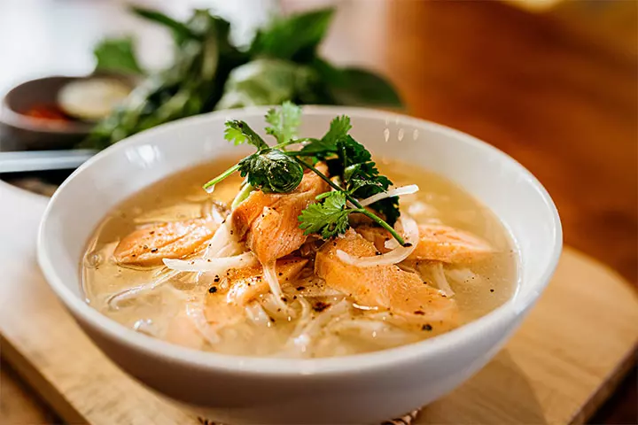 Salmon Noodle Soup