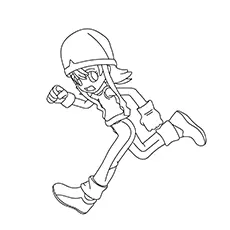 Digimon Sora coloring page_image