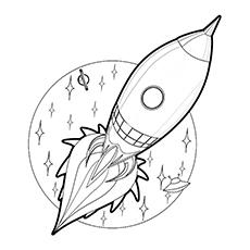 buzz lightyear spaceship coloring page