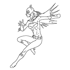 Stephanie Brown coloring page