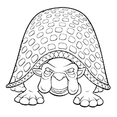 Stu from Ice Age coloring page