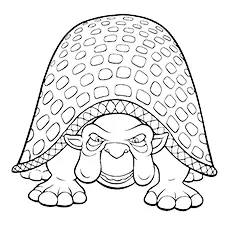Stu from Ice Age coloring page_image