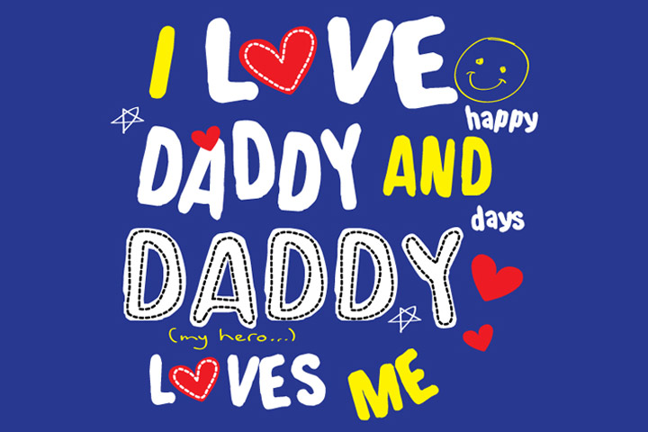 T-shirt message father's day activity for kids