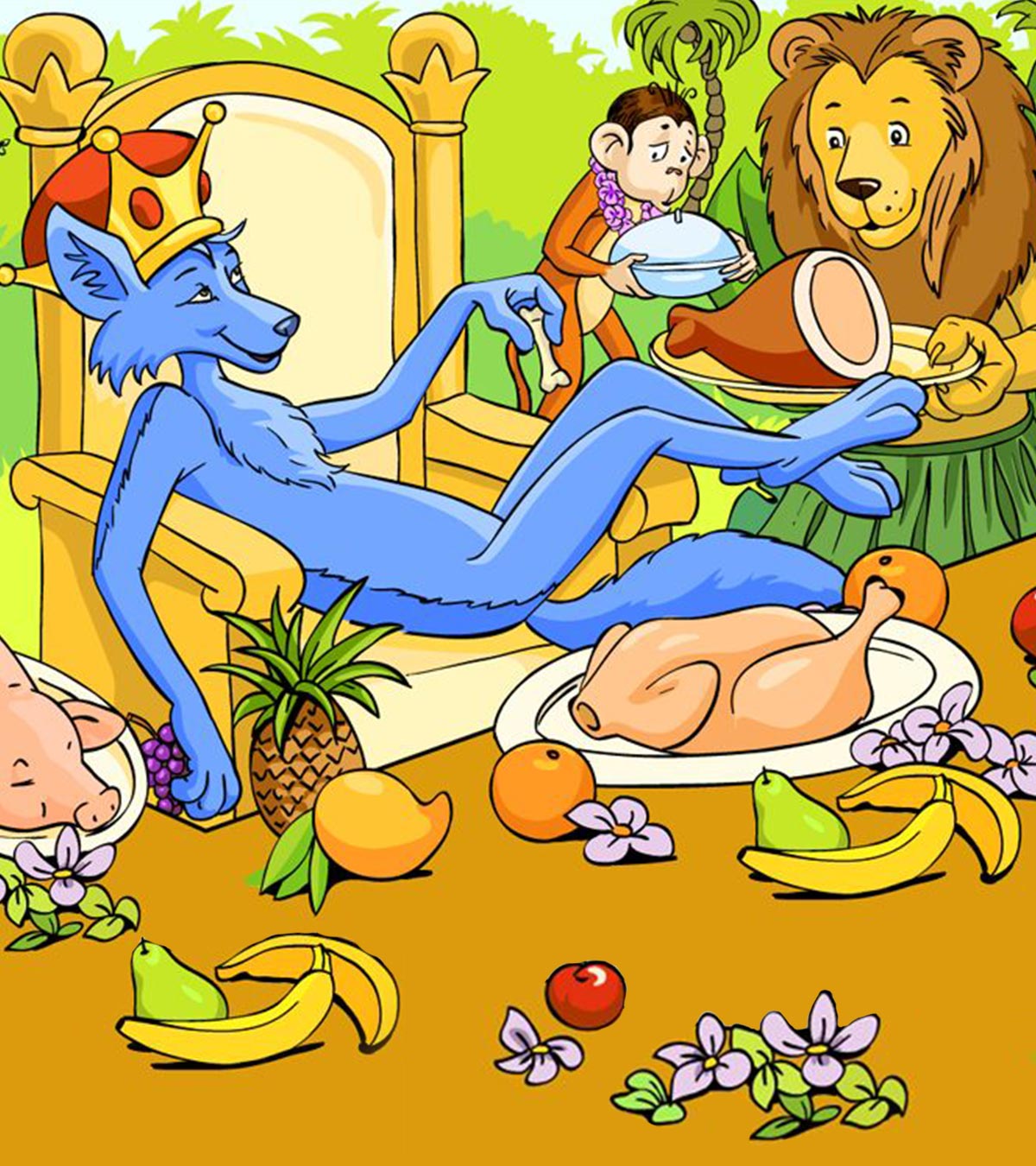 'The Blue Jackal Story & Moral' For Your Kid