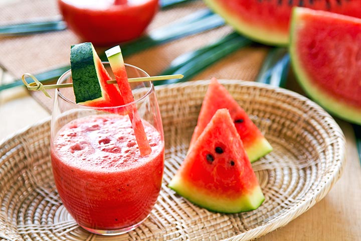 Three melon smoothies during pregnancy