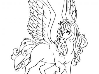 Top 10 Pegasus Coloring Pages For Toddlers