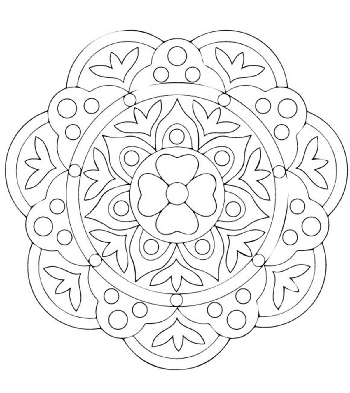 Pattern Coloring Pages MomJunction