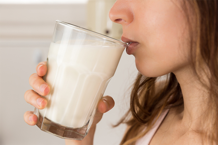 Warm milk will raise the level of melatonin in your brain and make you feel sleepy.