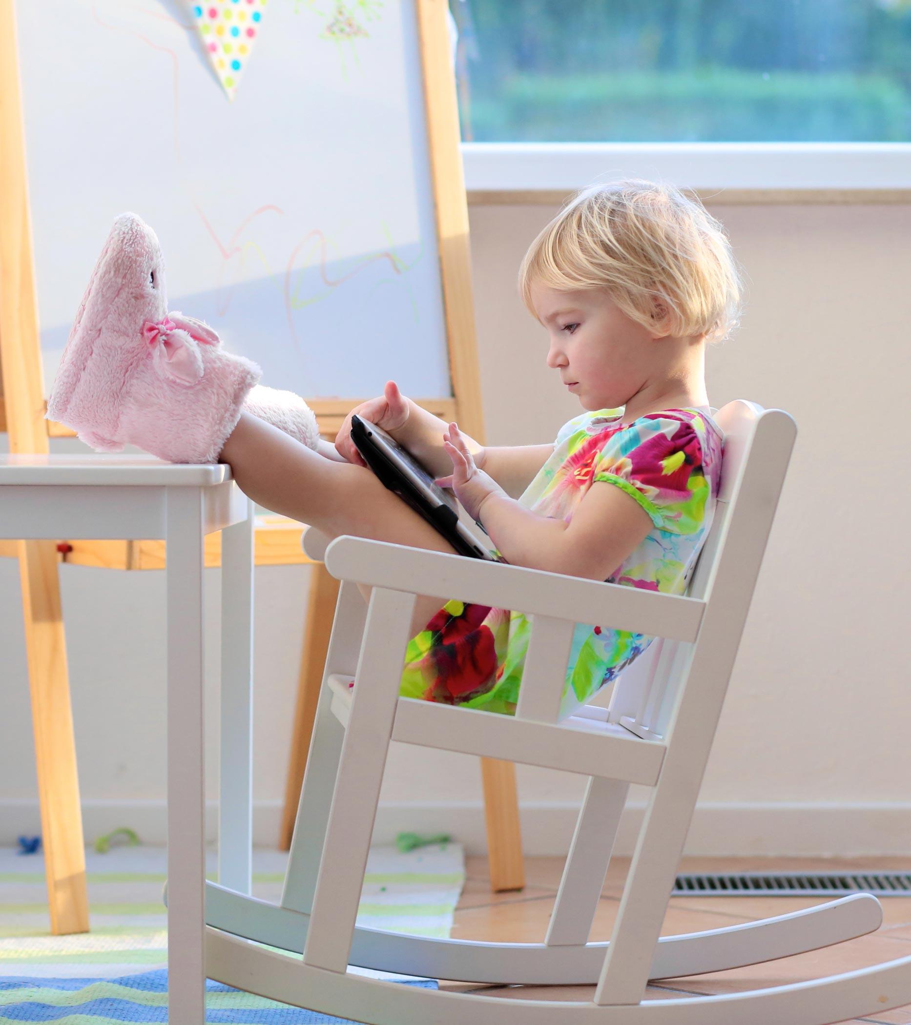 personalized rocking chair for baby girl