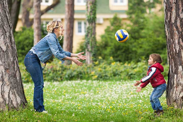 Play catch as speech therapy for kids