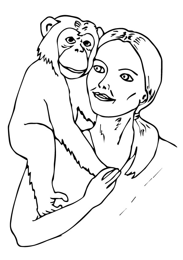 Chimp-With-Jane-Goodall