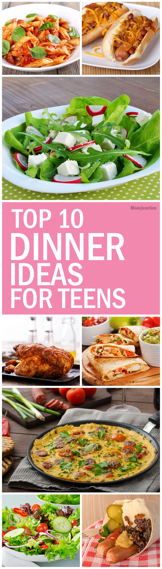 Top 10 Dinner Ideas For Teens