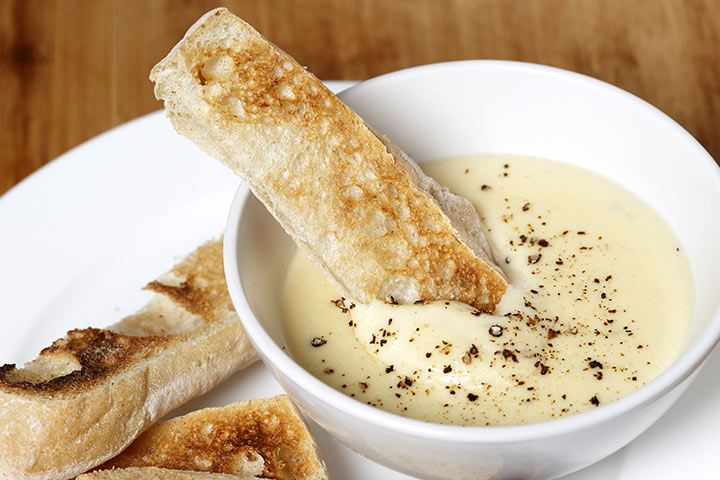 Fresh grated cheese fondue recipe for kids